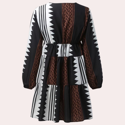 Boho-Kleid mit Ethno-Muster | Luftiger Schnitt | Stilvolle Details