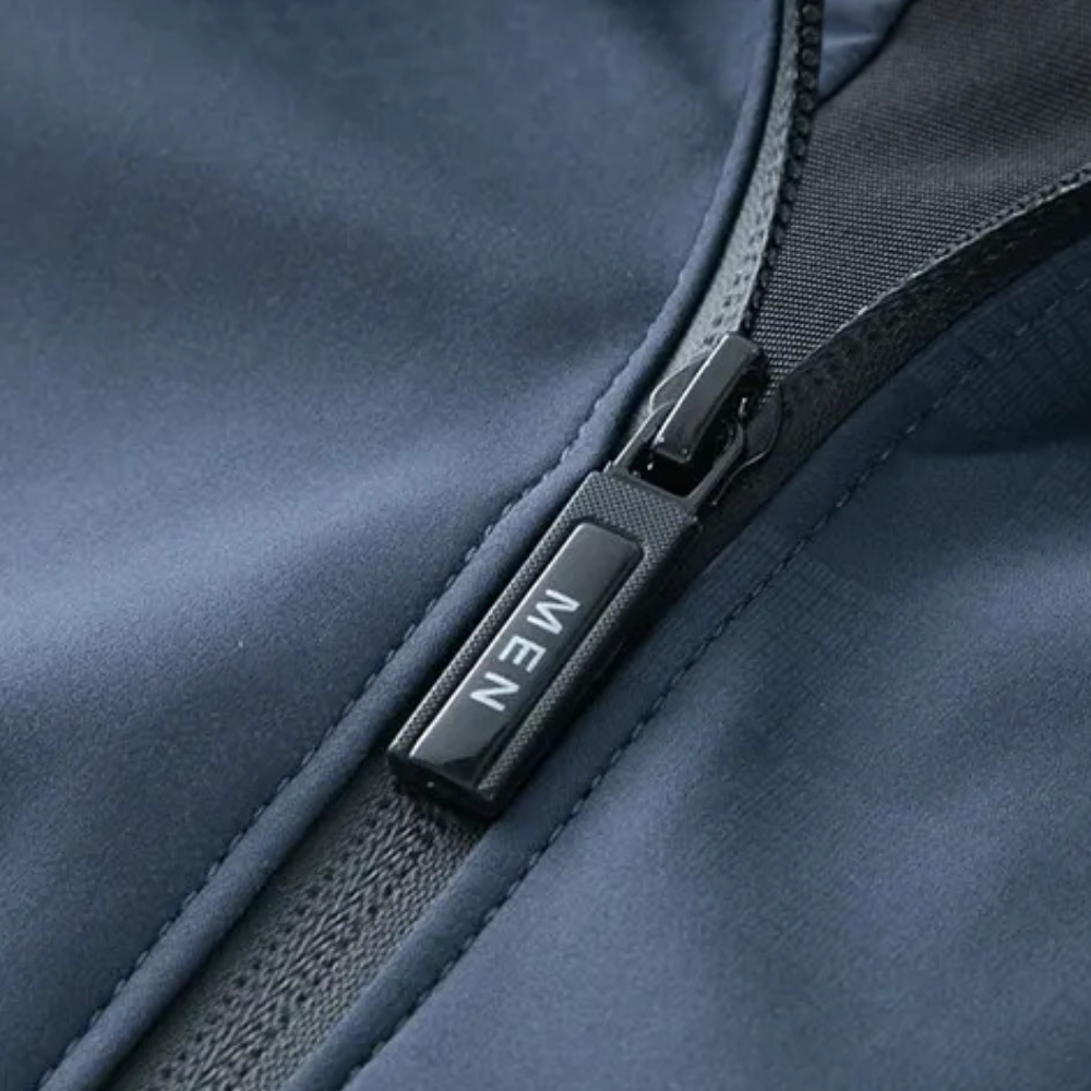 Leichte Stehkragen-Sportjacke für Herren