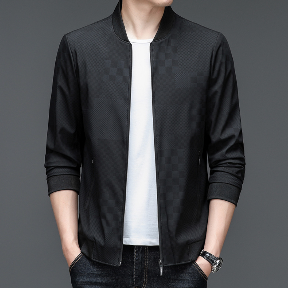 Leichte Stehkragen-Sportjacke für Herren