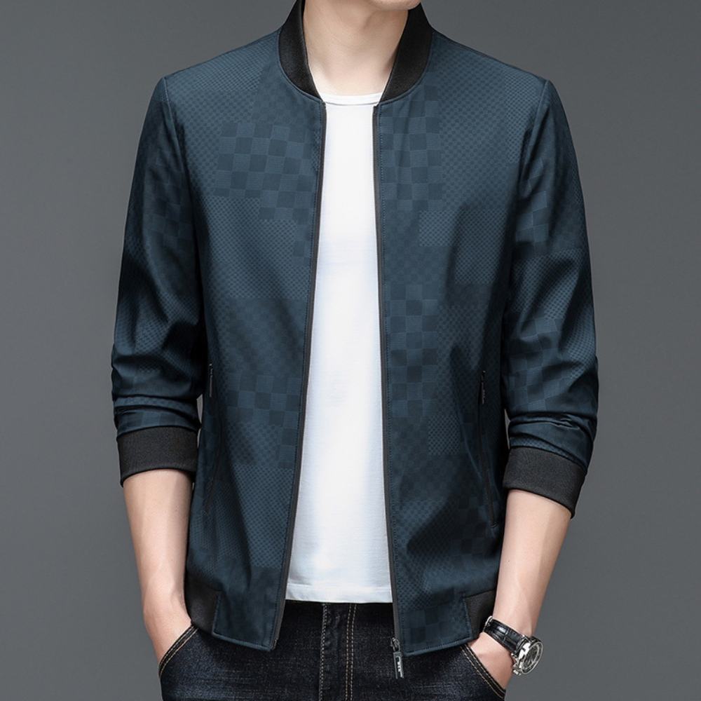 Leichte Stehkragen-Sportjacke für Herren