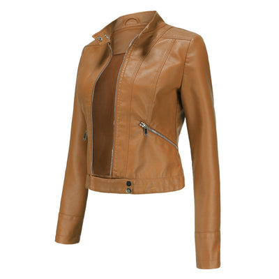 Stilvolle Damen Lederjacke in klassischem Design – Marlene