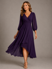 Sabriel - Fließendes Maxikleid – Lila
