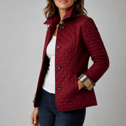 Aureline - leichte Steppjacke – Rot