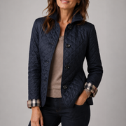 Aureline - leichte Steppjacke – Marineblau