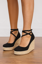 Martina | Herren Frühlings Minimalistische Slide Slipper – Schwarz