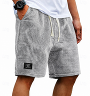 Kaelan | Herren Freizeitshorts Relaxed Fit Kordelzug – Grau