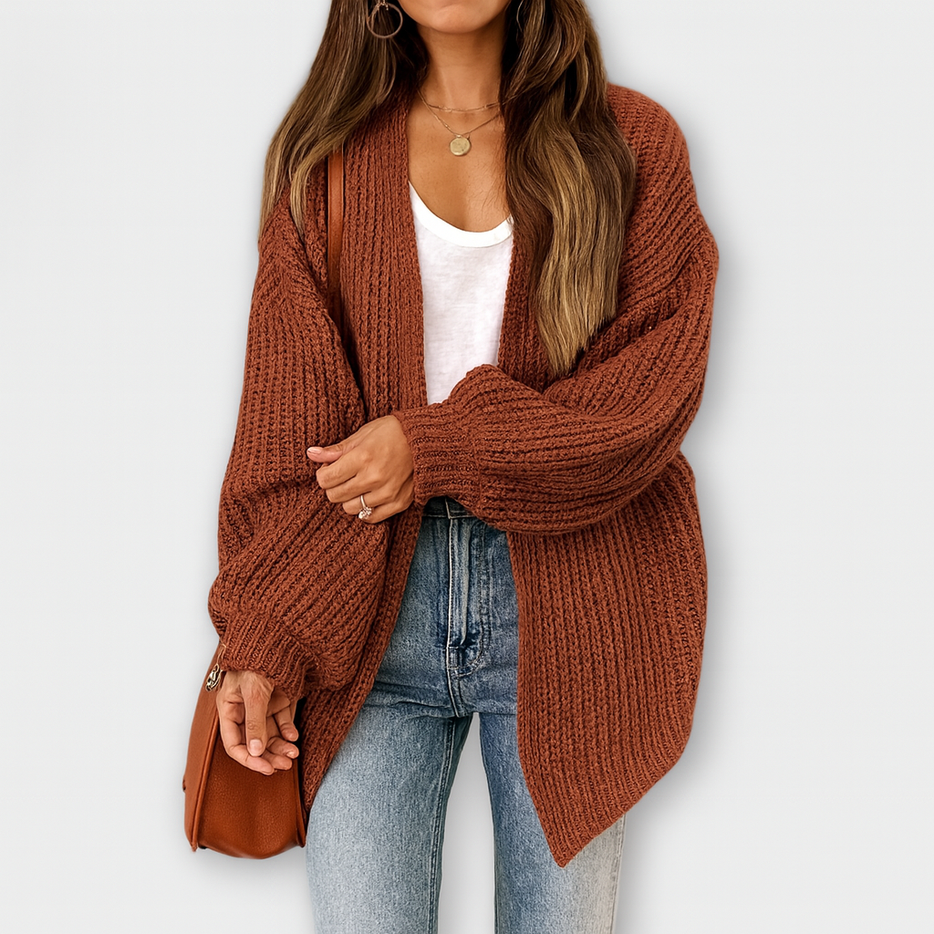 Grobe Strickjacke – Entspannte Passform mit mühelosem Stil