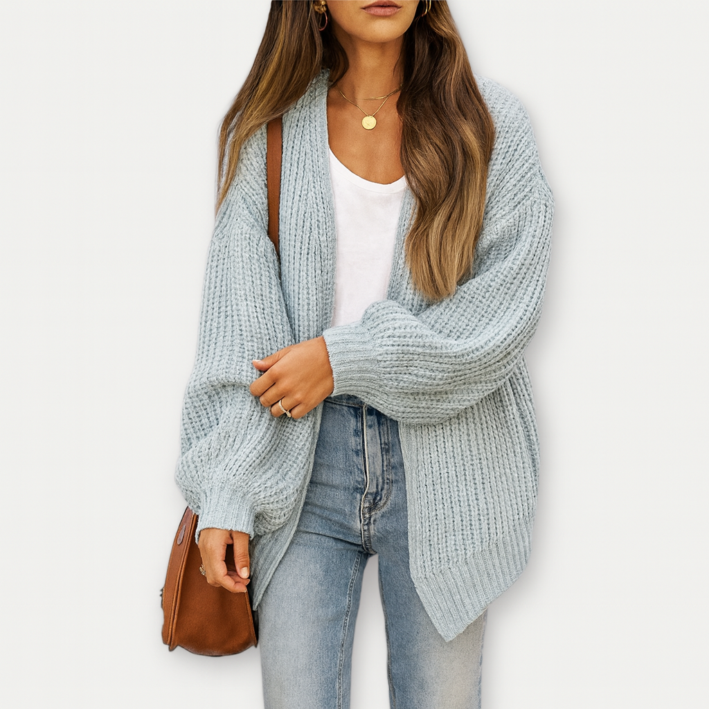 Grobe Strickjacke – Entspannte Passform mit mühelosem Stil
