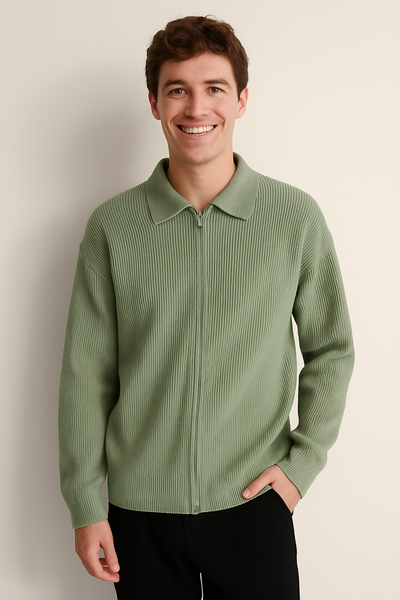 Eli Strickjacke mit Reißverschluss