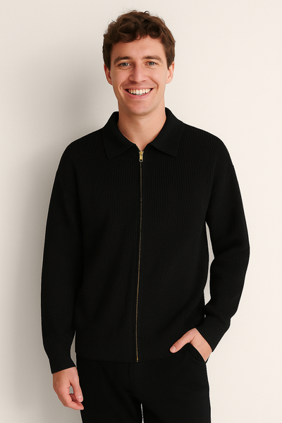 Eli Strickjacke mit Reißverschluss