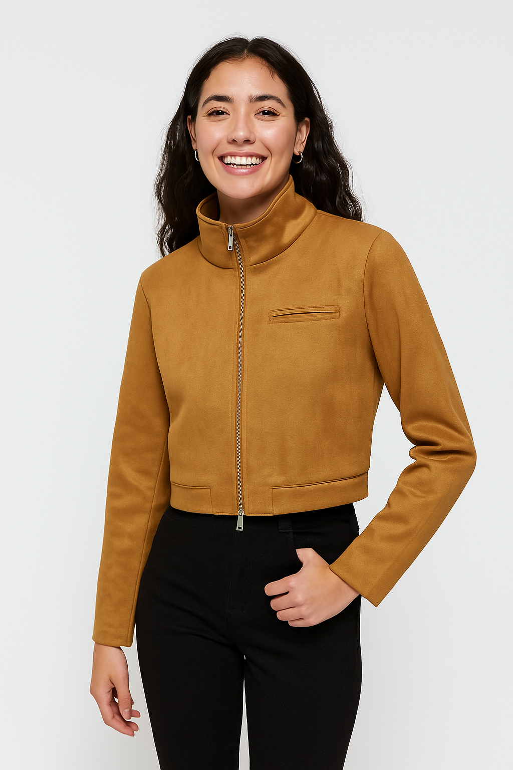 Amalia Kurzjacke Stehkragen