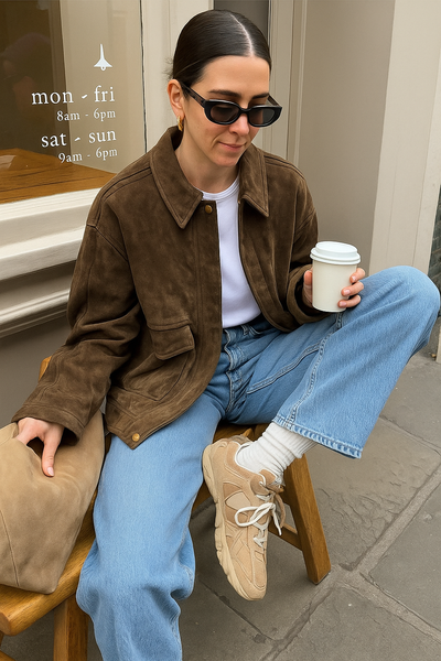 Anika Bomberjacke mit Samtoptik