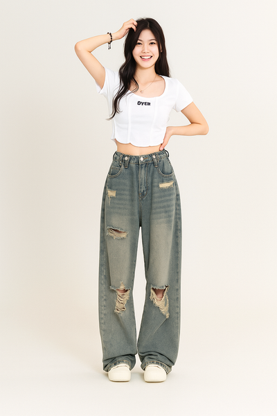 Helga Weitbein-Jeanshose Ripped