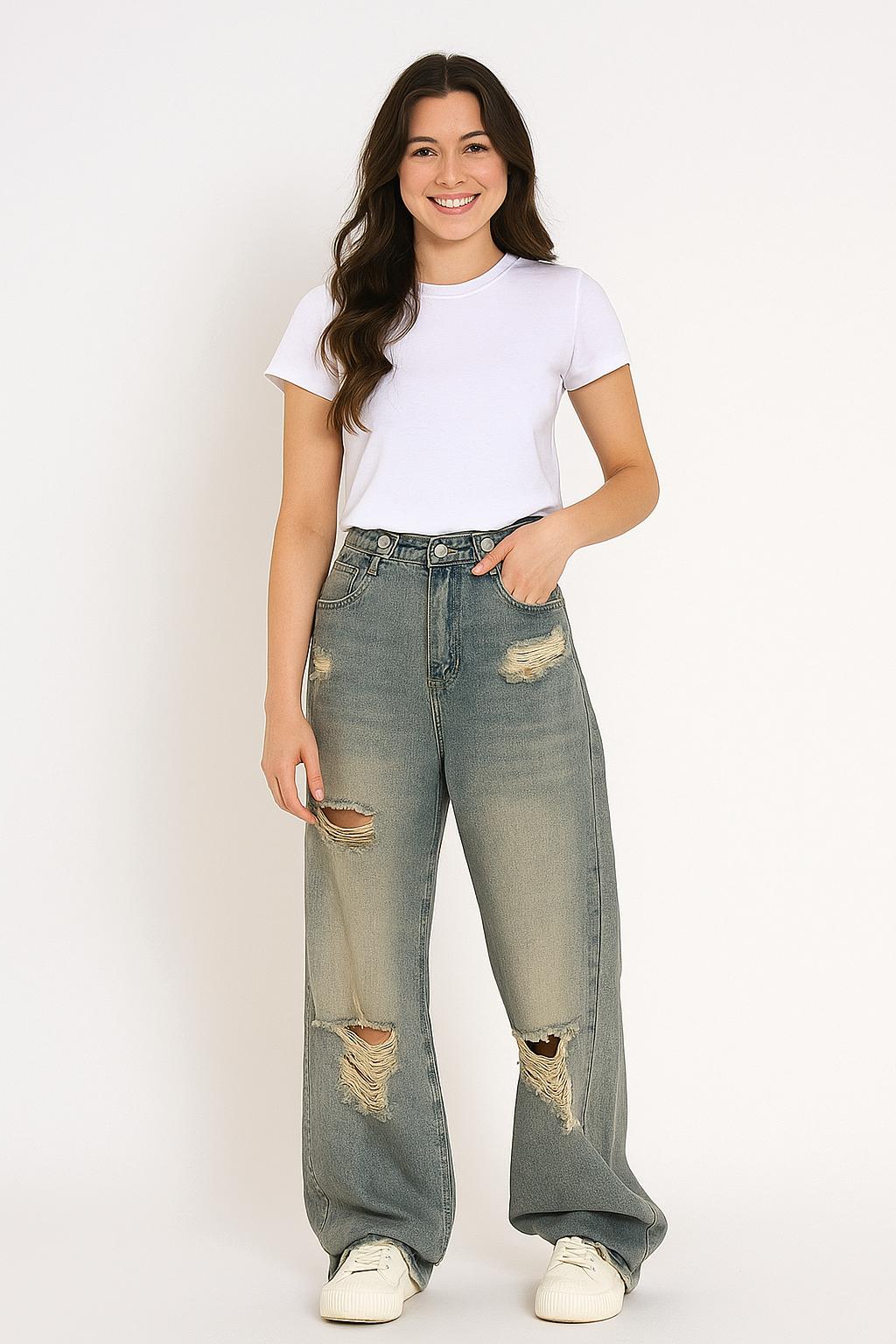 Helga Weitbein-Jeanshose Ripped