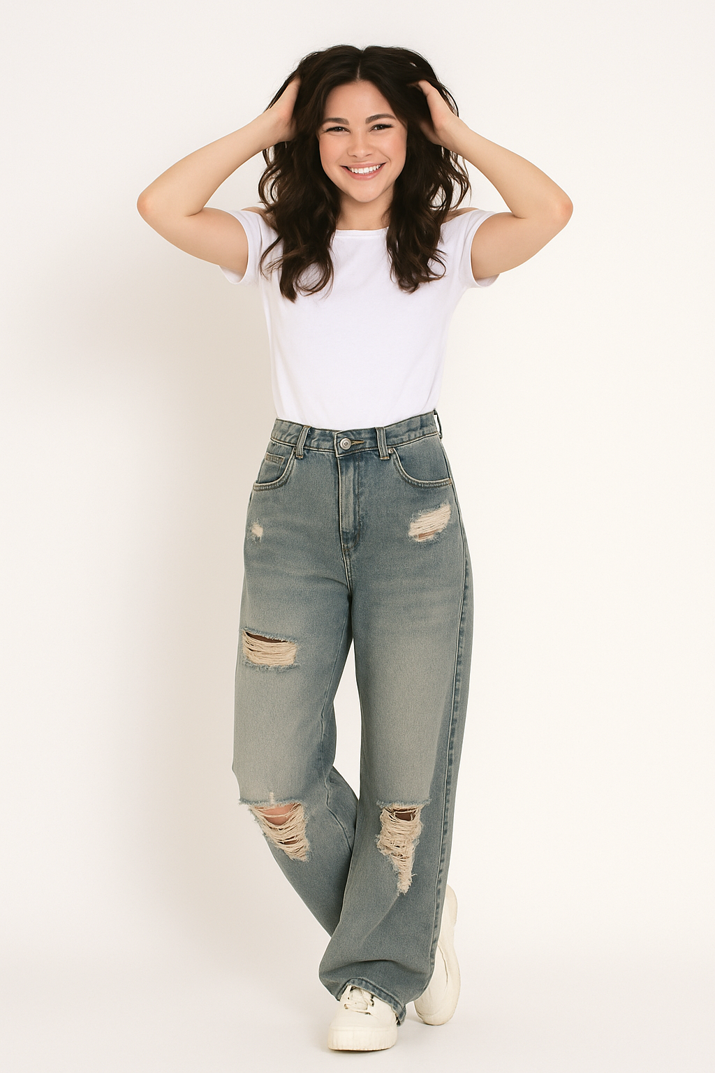 Helga Weitbein-Jeanshose Ripped