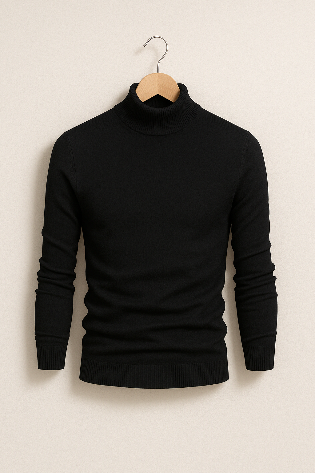 Kasper Rollkragenpullover mit Feinstrick