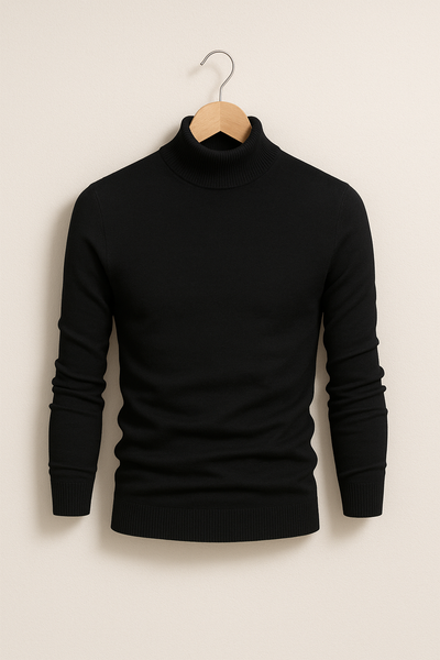 Kasper Rollkragenpullover mit Feinstrick