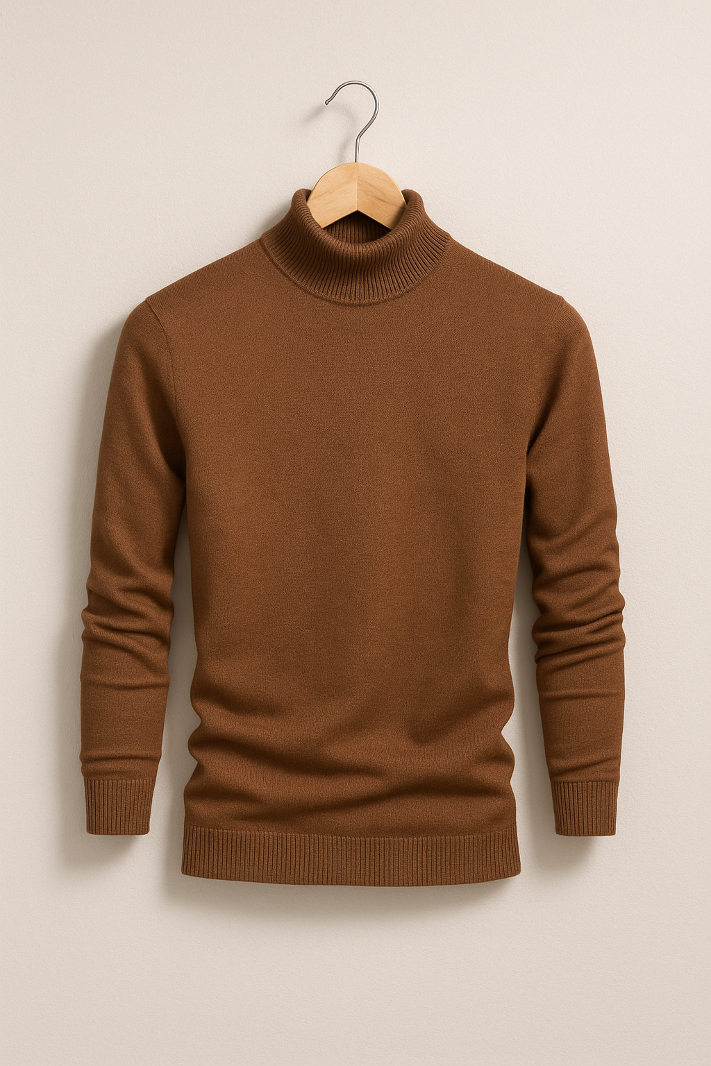 Kasper Rollkragenpullover mit Feinstrick