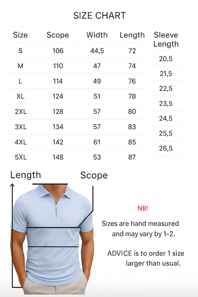 Modernes Slim Fit Polo mit Reißverschluss (1 Kaufen, 1 Gratis) - VestoZip™ Herren-Polo