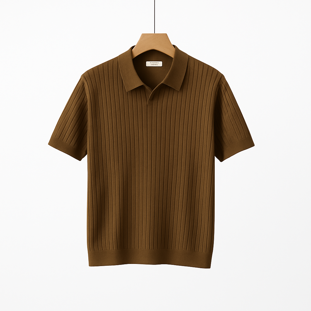 Lucas Strick Poloshirt Herren Kurzarm