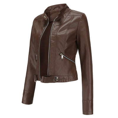 Stilvolle Damen Lederjacke in klassischem Design – Marlene