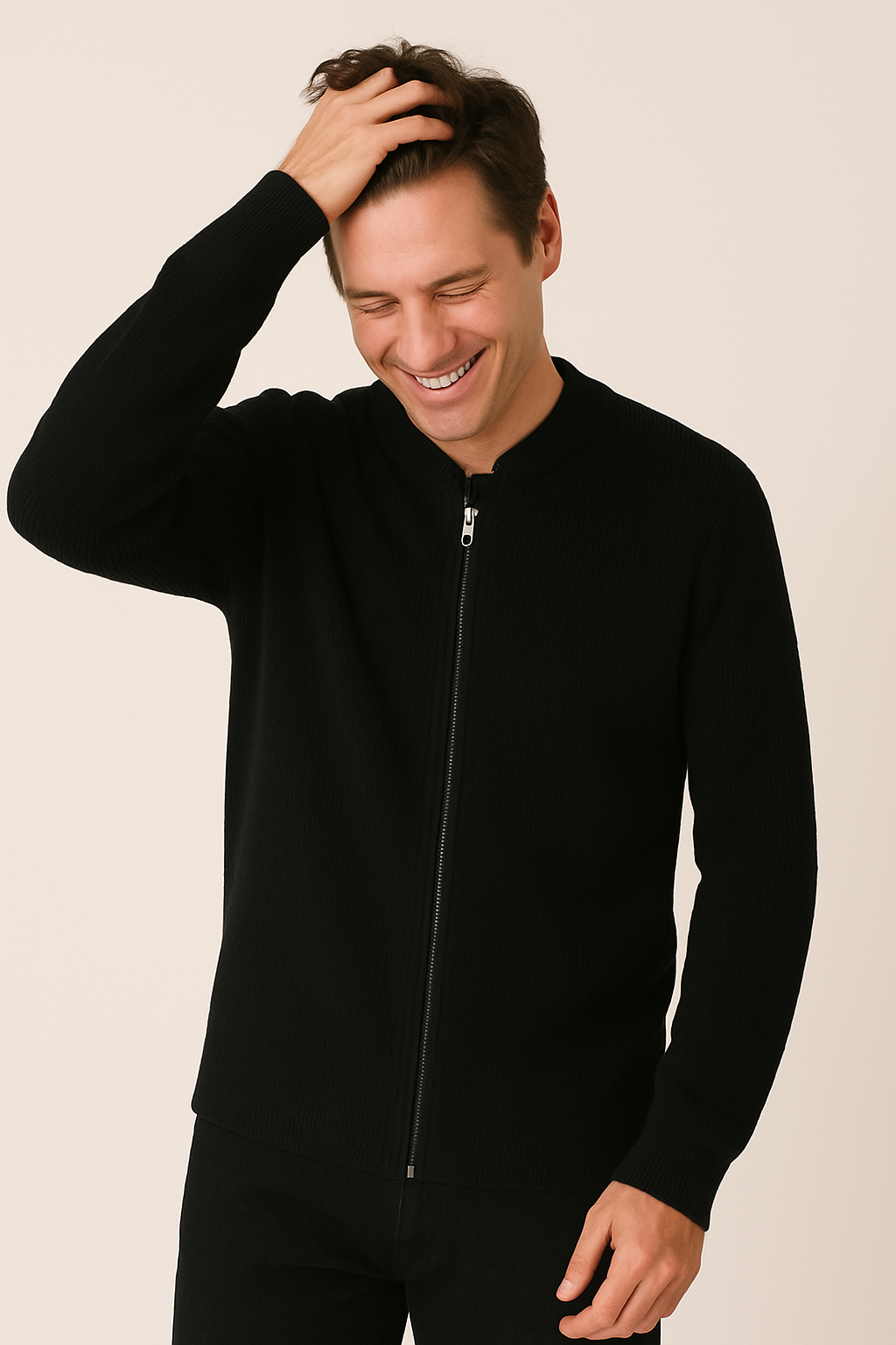 Daniel Strickjacke mit Reißverschluss
