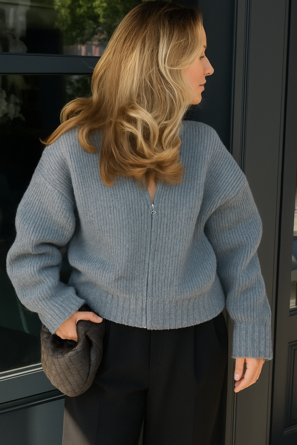 Daniela Strickjacke Reißverschluss