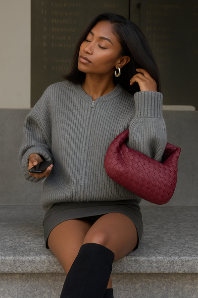 Daniela Strickjacke Reißverschluss