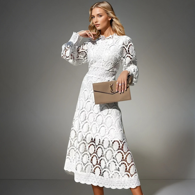 Vivienne | Langes Patchworkkleid