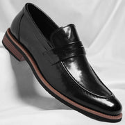 Bramcote - Hochwertige Penny-Loafer – Schwarz