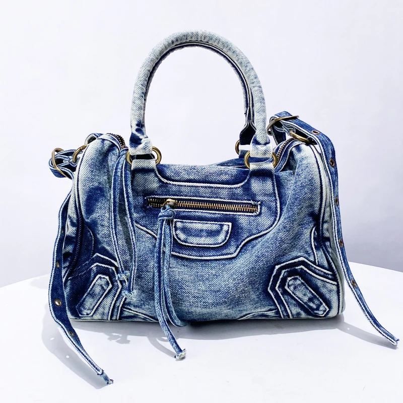Everly Denim Crossbody Tasche