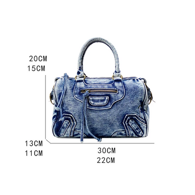 Everly Denim Crossbody Tasche