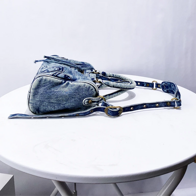 Everly Denim Crossbody Tasche