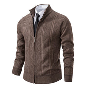 Niklas | Klassischer Und Vielseitiger Strickjacke Für Herren – Braun