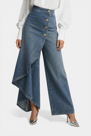 Bianca | Stilvolle Jeans mit hoher Taille – Blau