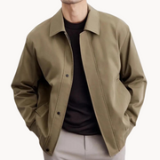 Leon | Hochwertige Herrenjacke aus robustem Material – Khaki