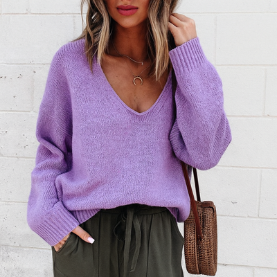 Edler Damenpullover aus Merinowolle – warmer Pullover für Büro und Freizeit, zeitloses Design