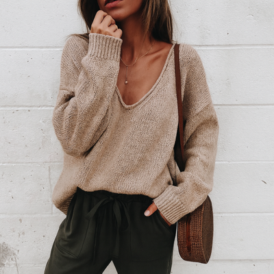 Edler Damenpullover aus Merinowolle – warmer Pullover für Büro und Freizeit, zeitloses Design