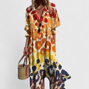 Elegantes Boho-Kleid für Frauen – Sommerliches Maxi-Kleid für jeden Anlass – Gelb