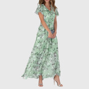 Elegantes Damenkleid für den Sommer – Figurschmeichelndes Design für jeden Anlass – Grün