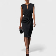 Elegantes Damenkleid für formelle Anlässe – Zeitloser Stil für jeden Anlass – Schwarz
