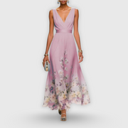 Elegantes Festliches Kleid Damen – Schmeichelhafte Passform für Jeden Anlass, Luftiger Komfort und Zeitloses Design – Rosa