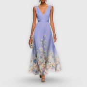 Elegantes Festliches Kleid Damen – Schmeichelhafte Passform für Jeden Anlass, Luftiger Komfort und Zeitloses Design – Lila