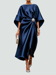 Elegantes Maxi Kleid für Frauen – Zeitloser Stil für besondere Anlässe – Marineblau