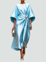 Elegantes Maxi Kleid für Frauen – Zeitloser Stil für besondere Anlässe – Hellblau
