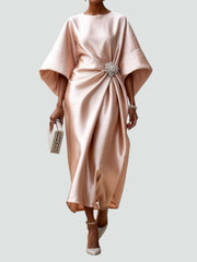 Elegantes Maxi Kleid für Frauen – Zeitloser Stil für besondere Anlässe – Khaki