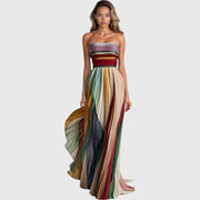 Elegantes langes Kleid für Frauen – Boho-Stil für den Sommer – Premium