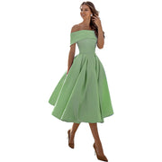 Elegantes trägerloses Partykleid für besondere Anlässe | Hochwertige Silhouette – Grün