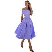 Elegantes trägerloses Partykleid für besondere Anlässe | Hochwertige Silhouette – Lavendel