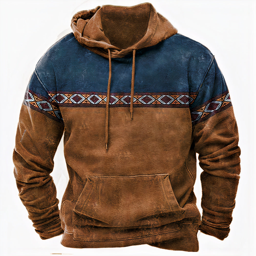 Ethno Herren Hoodie für Lässigen Stil